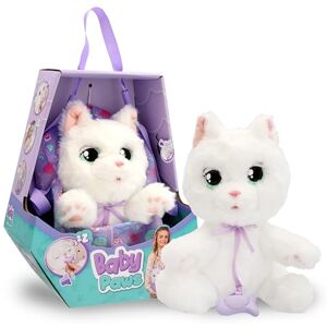 BABY PAWS Gatito, Peluche Interactivo, Gatito con Sonidos Que Abre y Cierra los Ojos e Incluye una Bolsa para Llevarlo Contigo, Juguete Regalo para Niños y Niñas de 3 Años o Más BABY PAWS Gatito, Peluche Interactivo, Gatito con Sonidos Que Abre y Cierra los Ojos e Incluye una Bolsa para Llevarlo Contigo, Juguete Regalo para Niños y Niñas de 3 Años o Más