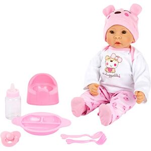 Small Foot Muñeca para bebé niña con Accesorios, Juegos de Roles, con Cuerpo Blando, 5 Piezas Small Foot Muñeca para bebé niña con Accesorios, Juegos de Roles, con Cuerpo Blando, 5 Piezas