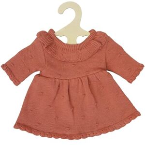 Heless -100% algodón orgánico Ropa de muñeca, Vestido de Punto en melocotón para muñecas y Peluches tamaño 35-45 cm Heless -100% algodón orgánico Ropa de muñeca, Vestido de Punto en melocotón para muñecas y Peluches tamaño 35-45 cm