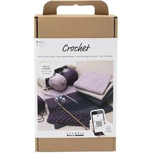 Creotime Creativ Company Starter – Jogo completo perfeito para iniciantes para aprender croché Creotime Creativ Company Starter – Jogo completo perfeito para iniciantes para aprender croché