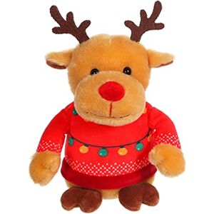 Gipsy Gispy-Les Amigos Moche 24 cm-Renne Jersey Rojo-Peluche para Niño-Disponible en Modelo 15 cm-, Gipsy Gispy-Les Amigos Moche 24 cm-Renne Jersey Rojo-Peluche para Niño-Disponible en Modelo 15 cm-,