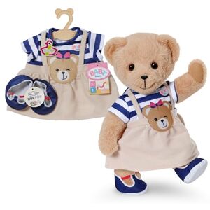 Baby born Teddy Vestido a Rayas con Aplique de Osito y Zapatos a Juego para muñecas de 43 cm Desde 3 años Baby born Teddy Vestido a Rayas con Aplique de Osito y Zapatos a Juego para muñecas de 43 cm Desde 3 años