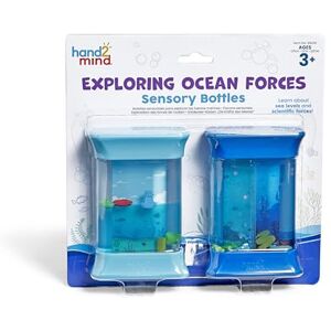 hand2mind Learning Resources Tubos Sensoriales de Fuerzas Oceánicas, Juguetes Sensoriales, Edades 3+, Juguete Anti-estrés Calmante, 2 Tubos hand2mind Learning Resources Tubos Sensoriales de Fuerzas Oceánicas, Juguetes Sensoriales, Edades 3+, Juguete Anti-estrés Calmante, 2 Tubos