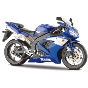 Maisto Yamaha YZF-R1 Moto Escala 1:12 Réplica Coleccionable de Modelo de Motocicleta increíblemente Detallada, Color Azul Maisto Yamaha YZF-R1 Moto Escala 1:12 Réplica Coleccionable de Modelo de Motocicleta increíblemente Detallada, Color Azul