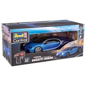 Revell Control I RC Scale Car Bugatti Chiron I Escala 1:24 I 2.4 GHz Control Remoto I Iluminación LED Frontal I Velocidad 10 km/h I Longitud 198 mm I A Partir de 8 años Revell Control I RC Scale Car Bugatti Chiron I Escala 1:24 I 2.4 GHz Control Remoto I Iluminación LED Frontal I Velocidad 10 km/h I Longitud 198 mm I A Partir de 8 años