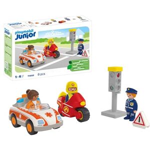 Playmobil Junior Héroes del día a día, Incluye Doctora, Bombero y Oficial de policía, Juguete sostenible Hecho de plásticos a Base de Plantas, Juguetes para niños y niñas a Partir de 1 año Playmobil Junior Héroes del día a día, Incluye Doctora, Bombero y Oficial de policía, Juguete sostenible Hecho de plásticos a Base de Plantas, Juguetes para niños y niñas a Partir de 1 año