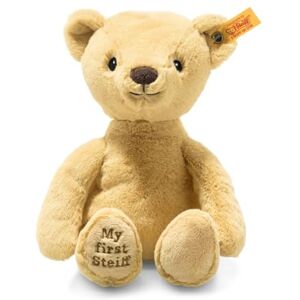 Steiff 242052 Soft Cuddly Friends My First Teddy Oso de Peluche Animal -Peluche bebés, Suave, Lavable, Rubio Dorado, Color Beige, 26 cm () Steiff 242052 Soft Cuddly Friends My First Teddy Oso de Peluche Animal -Peluche bebés, Suave, Lavable, Rubio Dorado, Color Beige, 26 cm ()