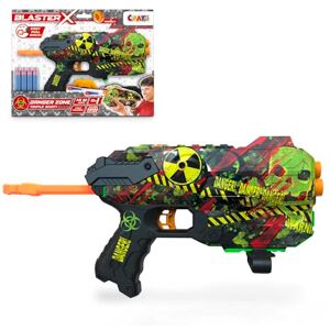 CRAZE Blaster-X Foam Guns Fury Pistola de Espuma para niños 30cm, 8 Dardos, Alcance de Disparo 14m Juguete Explosivo de Espuma CRAZE Blaster-X Foam Guns Fury Pistola de Espuma para niños 30cm, 8 Dardos, Alcance de Disparo 14m Juguete Explosivo de Espuma