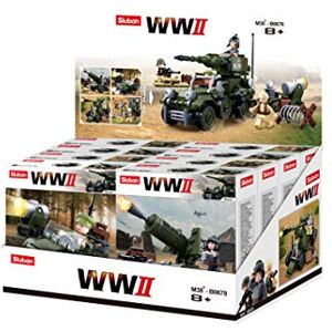 Sluban WWII-4 IN1 Army Display Box (8 Color Box) Sluban WWII-4 IN1 Army Display Box (8 Color Box)