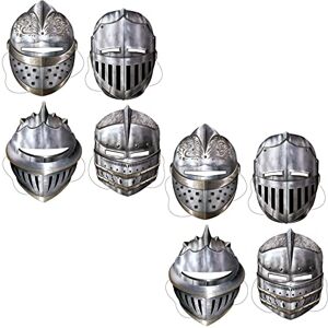 Beistle Knight Masks 8 Piece, Multicolored Beistle Knight Masks 8 Piece, Multicolored