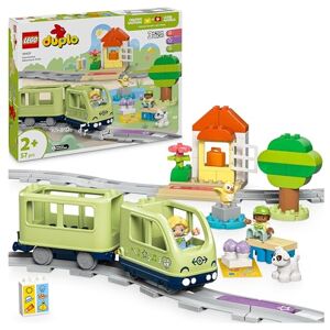 Lego Duplo Mi Ciudad Aventura Ferroviaria Interactiva Juguete Educativo para Niños y Niñas de 2+ Años 14 Piezas de Vías, Ladrillo con Luces y Sonido y 4 Figuras Regalo Infantil Lego Duplo Mi Ciudad Aventura Ferroviaria Interactiva Juguete Educativo para Niños y Niñas de 2+ Años 14 Piezas de Vías, Ladrillo con Luces y Sonido y 4 Figuras Regalo Infantil