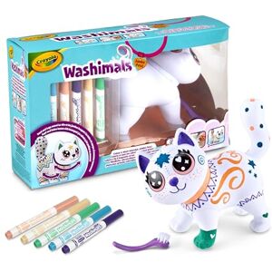 CRAYOLA Washimals Jumbo Pets Big Jenny, la Gatita a Cuidar, Colorear, Lavar y Recrear, Set con 5 rotuladores Lavables, Regalo para Niños a Partir de 3 años, CRAYOLA Washimals Jumbo Pets Big Jenny, la Gatita a Cuidar, Colorear, Lavar y Recrear, Set con 5 rotuladores Lavables, Regalo para Niños a Partir de 3 años,