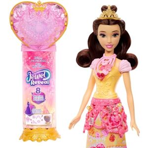 Mattel Disney Princesas Muñeca Bella de Moda y Accesorios con 8sorpresas, Incluido el joyero con Forma de corazón, el Anillo para los peques y 9 Piezas de Juego, Inspirada en la película, Mattel Disney Princesas Muñeca Bella de Moda y Accesorios con 8sorpresas, Incluido el joyero con Forma de corazón, el Anillo para los peques y 9 Piezas de Juego, Inspirada en la película,