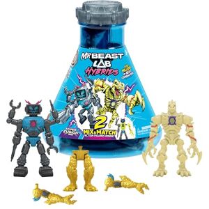 MRBEAST LAB Hybrids Pack múltiple, CREA 2 Figuras de acción híbridas con Piezas Intercambiables, Piezas de Golden Panther Dragon, infinitas Combinaciones, más de 30 Bestias para coleccionar MRBEAST LAB Hybrids Pack múltiple, CREA 2 Figuras de acción híbridas con Piezas Intercambiables, Piezas de Golden Panther Dragon, infinitas Combinaciones, más de 30 Bestias para coleccionar
