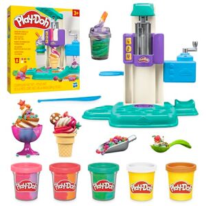 Play-Doh Hasbro Heladería Multicolor, Juego de Comida, 5 Botes de Plastilina de Colores, Manualidades para Niños y Niñas a Partir de 3 Años, Juguete Creativo, Moldes de Helado Play-Doh Hasbro Heladería Multicolor, Juego de Comida, 5 Botes de Plastilina de Colores, Manualidades para Niños y Niñas a Partir de 3 Años, Juguete Creativo, Moldes de Helado