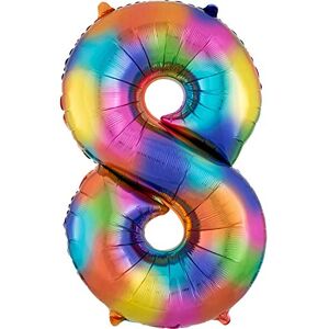 amscan S/SHAPE: 8 Rainbow Splash amscan S/SHAPE: 8 Rainbow Splash