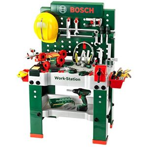 Theo Klein Bosch Workbench No. 1 I 150 parts I with Lots of Accessories , Incl Cordless Screwdriver with Light and Sound I Toy for Children Aged 3 Years and up Theo Klein Bosch Workbench No. 1 I 150 parts I with Lots of Accessories , Incl Cordless Screwdriver with Light and Sound I Toy for Children Aged 3 Years and up