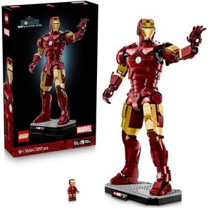 Lego Marvel Iron Man Mark 3: Edición para Coleccionistas Maqueta para Adultos de Los Vengadores Minifigura de Superhéroe y Reactor ARC Regalo para Hombres y Mujeres Fans Lego Marvel Iron Man Mark 3: Edición para Coleccionistas Maqueta para Adultos de Los Vengadores Minifigura de Superhéroe y Reactor ARC Regalo para Hombres y Mujeres Fans