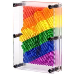 Tobar Arco Iris Pin Art Retro Juguete de Escritorio Tobar Arco Iris Pin Art Retro Juguete de Escritorio
