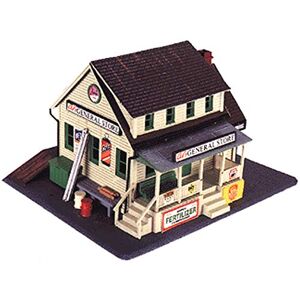 Life-Like Trains Kits de construcción de Escala HO General Store Life-Like Trains Kits de construcción de Escala HO General Store