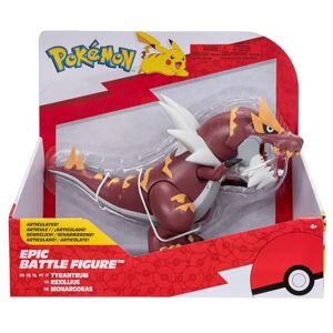 Pokémon Figura de acción épica Tyranturm Figura de acción épica articulada de 30 cm con Vitrina Pokémon Figura de acción épica Tyranturm Figura de acción épica articulada de 30 cm con Vitrina