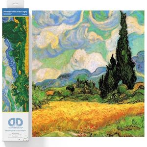 DIAMOND DOTZ Diamond Painting de Van Gogh. Cuadro de Diamantes 5D de Campo de Trigo. Kit Completo de Pintura con Diamantes de 39.00 x 51.00 cm DIAMOND DOTZ Diamond Painting de Van Gogh. Cuadro de Diamantes 5D de Campo de Trigo. Kit Completo de Pintura con Diamantes de 39.00 x 51.00 cm