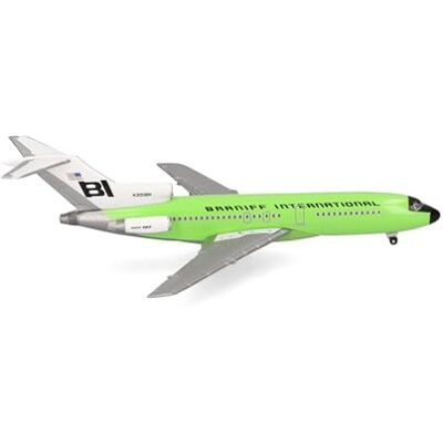 Herpa avión Modelo Braniff International Boeing 727-100 Verde Lima sólido, Miniatura a Escala 1:500, Pieza de coleccionista, sin Base, Metal Herpa avión Modelo Braniff International Boeing 727-100 Verde Lima sólido, Miniatura a Escala 1:500, Pieza de coleccionista, sin Base, Metal