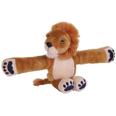 WILD REPUBLIC Huggers Lion, Peluche, 20 cm, Pulsera Slap, Juguete de Felpa, Relleno de Botellas de Agua Recicladas WILD REPUBLIC Huggers Lion, Peluche, 20 cm, Pulsera Slap, Juguete de Felpa, Relleno de Botellas de Agua Recicladas