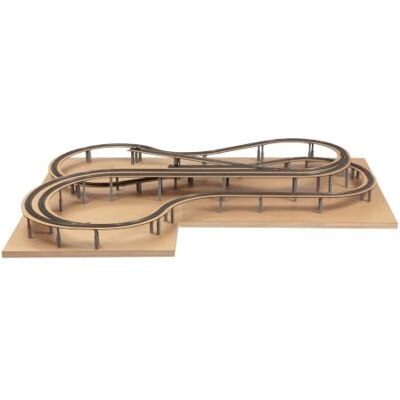 NOCH Easy Track St Andreas Kit de construcción para Carril H0, Ideal para maquetas de ferrocarril y rutas sin Esfuerzo NOCH Easy Track St Andreas Kit de construcción para Carril H0, Ideal para maquetas de ferrocarril y rutas sin Esfuerzo