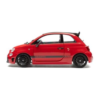 Solido FIAT F595 Abarth Modelo de Coche 1:18 Coche Pequeño Rojo Solido FIAT F595 Abarth Modelo de Coche 1:18 Coche Pequeño Rojo