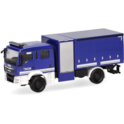 Herpa camión Miniatura Man TGM vehículo multifunción Lona THW, Miniatura a Escala 1:87, Pieza de colección, Fabricado en Alemania, plástico. Herpa camión Miniatura Man TGM vehículo multifunción Lona THW, Miniatura a Escala 1:87, Pieza de colección, Fabricado en Alemania, plástico.