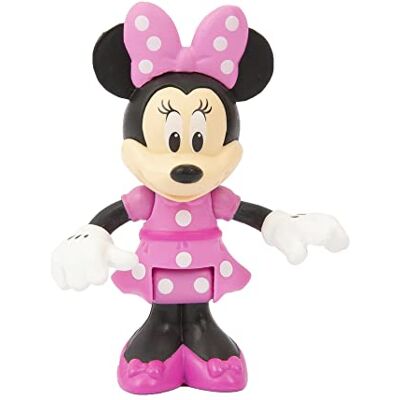 Giochi Preziosi Mickey Mini Personaje Minni Clásico 8 cm, articulado con 4 Puntos de articulación, colecciónalos Todos, para niños a Partir de 3 años, Giochi Preziosi Mickey Mini Personaje Minni Clásico 8 cm, articulado con 4 Puntos de articulación, colecciónalos Todos, para niños a Partir de 3 años,