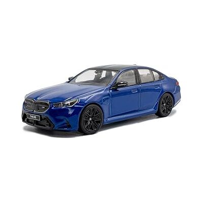 Solido BMW G90 M5 Sedán Sedán Deportivo de Negocios, Detalles Negros, diseño Distintivo, Modelo Diecast, Marina Bay Azul, 1:43 Solido BMW G90 M5 Sedán Sedán Deportivo de Negocios, Detalles Negros, diseño Distintivo, Modelo Diecast, Marina Bay Azul, 1:43