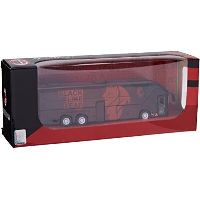 Mondo Motors Pullman A.C. Milan Modelo de Juguete Bus con retrocarga Embrague Pull Back Color Rojo Negro Mondo Motors Pullman A.C. Milan Modelo de Juguete Bus con retrocarga Embrague Pull Back Color Rojo Negro