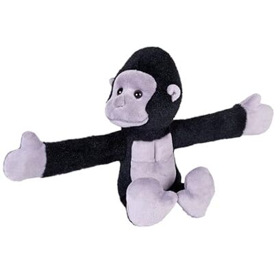 WILD REPUBLIC Huggers Gorila, Peluche, 20 cm, Pulsera de Golpe, Peluche, El Relleno es de Botellas de Agua Recicladas WILD REPUBLIC Huggers Gorila, Peluche, 20 cm, Pulsera de Golpe, Peluche, El Relleno es de Botellas de Agua Recicladas