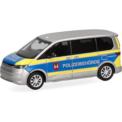 Herpa Coche en Miniatura VW Multivan Policía Plauen, Miniatura a Escala 1:87, Pieza de colección, Fabricado en Alemania, Modelo de plástico Herpa Coche en Miniatura VW Multivan Policía Plauen, Miniatura a Escala 1:87, Pieza de colección, Fabricado en Alemania, Modelo de plástico