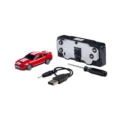 Carson 1:60 Nano Racer Ford Mustang ShelbyGT500 Rojo Coche teledirigido, vehículo RC, Juguete para niños, Control Remoto, Coche RC, Mando a Distancia de 2,4 GHz Carson 1:60 Nano Racer Ford Mustang ShelbyGT500 Rojo Coche teledirigido, vehículo RC, Juguete para niños, Control Remoto, Coche RC, Mando a Distancia de 2,4 GHz