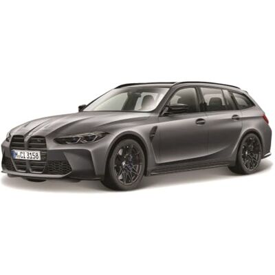 Bburago BMW M3 Touring G81, Gris, Modelo 1:24 Die-Cast, Fiel Coche de Juguete con Puertas móviles, a Partir de 3 años (18-21112G) Bburago BMW M3 Touring G81, Gris, Modelo 1:24 Die-Cast, Fiel Coche de Juguete con Puertas móviles, a Partir de 3 años (18-21112G)