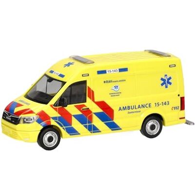 Herpa Miniatura del camión Man TGE Kasten HD Ambulance 15-143" (Países Bajos), Escala 1/87, maqueta de colleción, modelismo, Modelo aleman, Figura plástico Herpa Miniatura del camión Man TGE Kasten HD Ambulance 15-143" (Países Bajos), Escala 1/87, maqueta de colleción, modelismo, Modelo aleman, Figura plástico