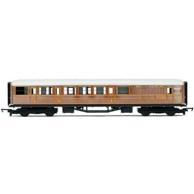Hornby - R4333 - LNER Teak - Vagón de freno - Vagón ferroviario Hornby - R4333 - LNER Teak - Vagón de freno - Vagón ferroviario