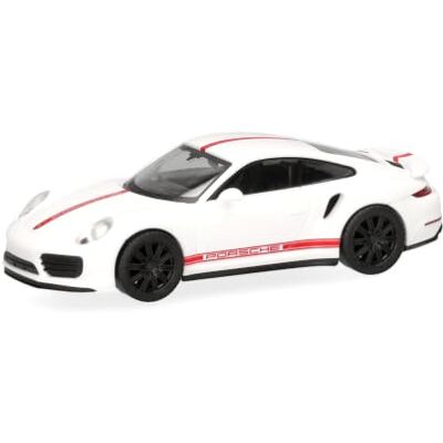 Herpa Miniatura del Coche Porsche 911 (991) Turbo, Blanco Carrara, Escala 1:87, maqueta de colección, modelismo, Modelo alemán, Figura de plástico Herpa Miniatura del Coche Porsche 911 (991) Turbo, Blanco Carrara, Escala 1:87, maqueta de colección, modelismo, Modelo alemán, Figura de plástico