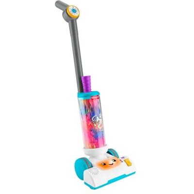 Fisher-Price Laugh & Learn Aspiradora 2-en-1 para niños, multilingüe Fisher-Price Laugh & Learn Aspiradora 2-en-1 para niños, multilingüe