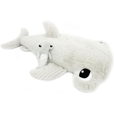 Les Déglingos Mamá y Bebé Tiburón de Peluche - Muñeco de Peluche Les Déglingos Mamá y Bebé Tiburón de Peluche - Muñeco de Peluche