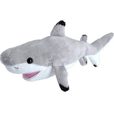 WILD REPUBLIC Sea Critters Tiburón Punta Negra Plush, Peluche de Tiburón Punta Negra, Peluches para Regalar, Regalo para Niños, Animales Marinos de Juguete, 28 cm WILD REPUBLIC Sea Critters Tiburón Punta Negra Plush, Peluche de Tiburón Punta Negra, Peluches para Regalar, Regalo para Niños, Animales Marinos de Juguete, 28 cm
