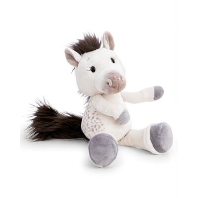 NICI Caballo de Peluche Mony K. Pony de 26 cm, Blanco, Suave muñeco, Adorable Animal para abrazarlo y Jugar, Idea de Regalo para niños y Personas Adultas NICI Caballo de Peluche Mony K. Pony de 26 cm, Blanco, Suave muñeco, Adorable Animal para abrazarlo y Jugar, Idea de Regalo para niños y Personas Adultas
