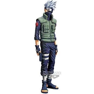 Banpresto Figura de Acción Hatake Kakashi Naruto Shippuden Grandista, 29 cm, BP18663, Multicolor Banpresto Figura de Acción Hatake Kakashi Naruto Shippuden Grandista, 29 cm, BP18663, Multicolor