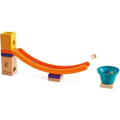 Hape Quadrilla Megaparque de Patinaje – Carrera de Canicas Stem para Niños de 4+ con Rampas, Embudo y 8 Canicas Hape Quadrilla Megaparque de Patinaje – Carrera de Canicas Stem para Niños de 4+ con Rampas, Embudo y 8 Canicas