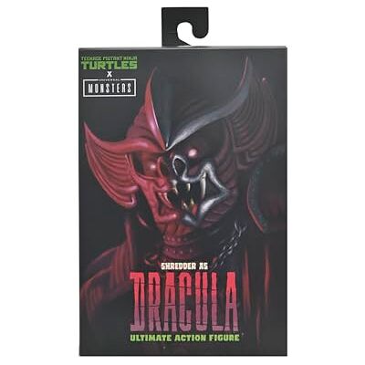 NECA Universal Monsters x Teenage Mutant Ninja Turtles Trituradora a Escala de 7 Pulgadas como Figura carmesí de Drácula NECA Universal Monsters x Teenage Mutant Ninja Turtles Trituradora a Escala de 7 Pulgadas como Figura carmesí de Drácula