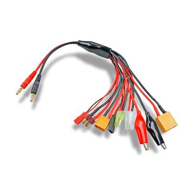 Cable de carga 8 en 1 - Carson Multi-Ladekabel 8 in 1, 4mm Bananenst. Cable de carga 8 en 1 - Carson Multi-Ladekabel 8 in 1, 4mm Bananenst.