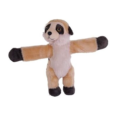 WILD REPUBLIC Huggers Suricata, Peluche, 20 cm, Pulsera de Golpe, Peluche, El Relleno es de Botellas de Agua Recicladas WILD REPUBLIC Huggers Suricata, Peluche, 20 cm, Pulsera de Golpe, Peluche, El Relleno es de Botellas de Agua Recicladas
